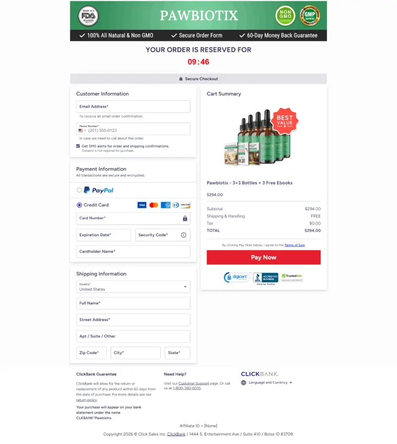 Healthy dog with Pawbiotix gut health supplement