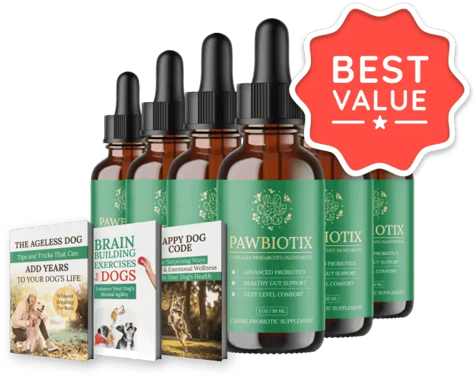 Pawbiotix probiotic drops for balanced canine gut support